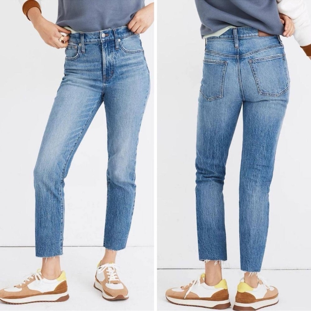 Madewell The Perfect Vintage Jean in EnmoreWash Raw-Hem Edition MB406 Size 26
